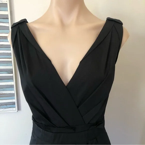 🌿 VERONIKA MAINE 🌿 sleeveless waterfall dress size 6 - Picture 6 of 9